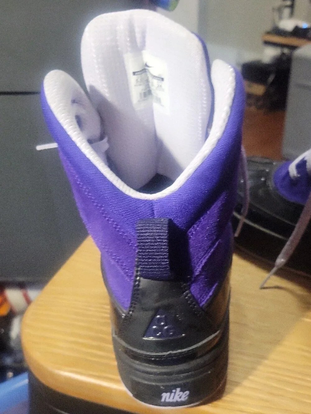 Nike ACG Kids Purple and Black Rain & Snow Boots